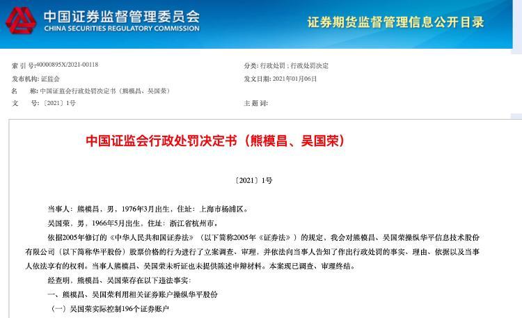 莱茵生物实控人秦本军1.2亿元操纵自家股票 相关人员合计被罚没552.74万元