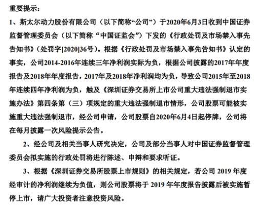 *ST新海被强制退市 曾连续6年年报存在虚假记载