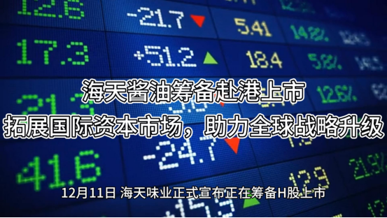 港股早盘高开 海天味业H股计划6月19日上市