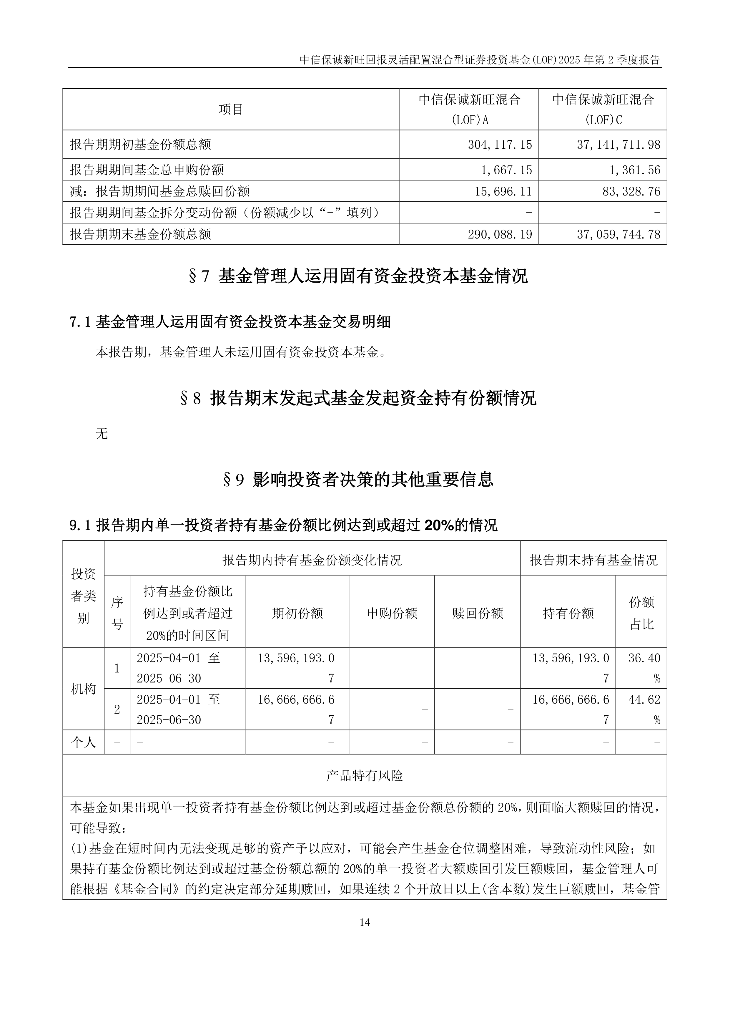 德邦新回报灵活配置混合A,德邦新回报灵活配置混合C: 德邦新回报灵活配置混合型证券投资基金2025年第2季度报告