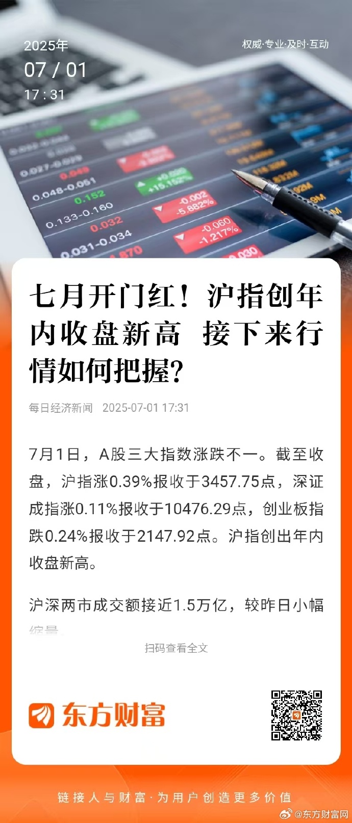 军工持续“狂飙”，沪指半日收涨0.11%