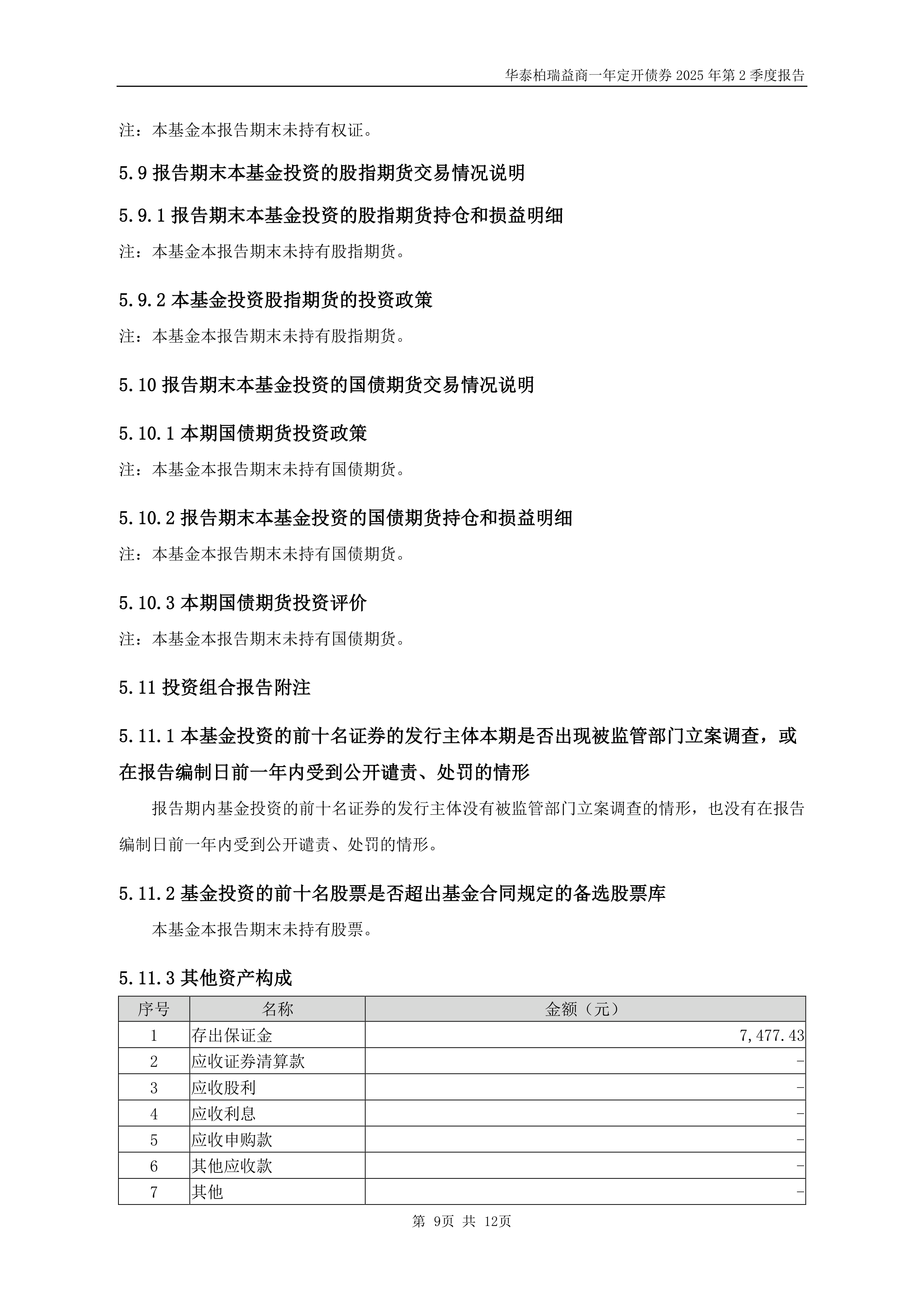 1月10日基金净值：工银瑞祥定开发起式债券最新净值1.0247，跌0.05%