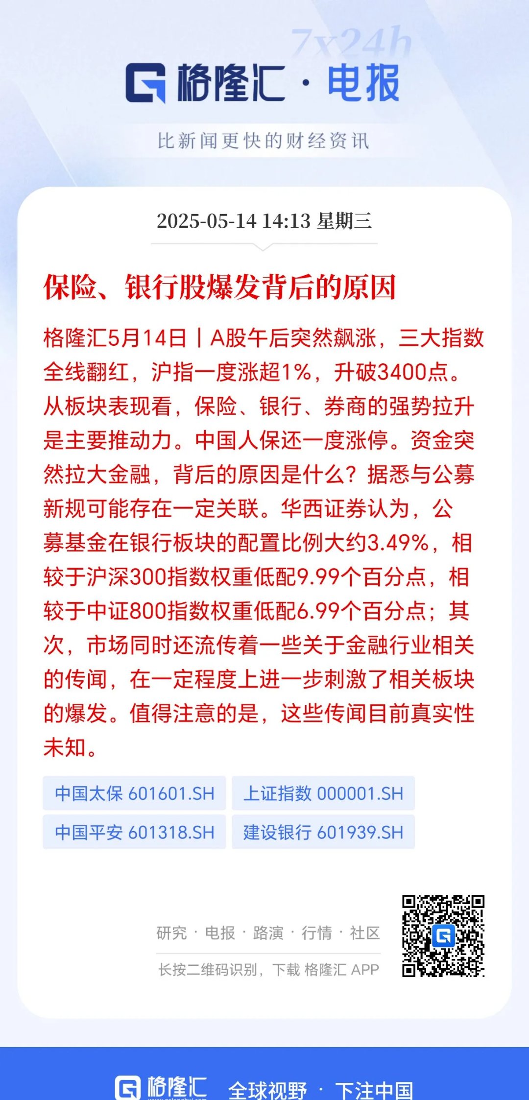 A股三大股指涨跌互现：银行股领涨，两市成交12915亿元