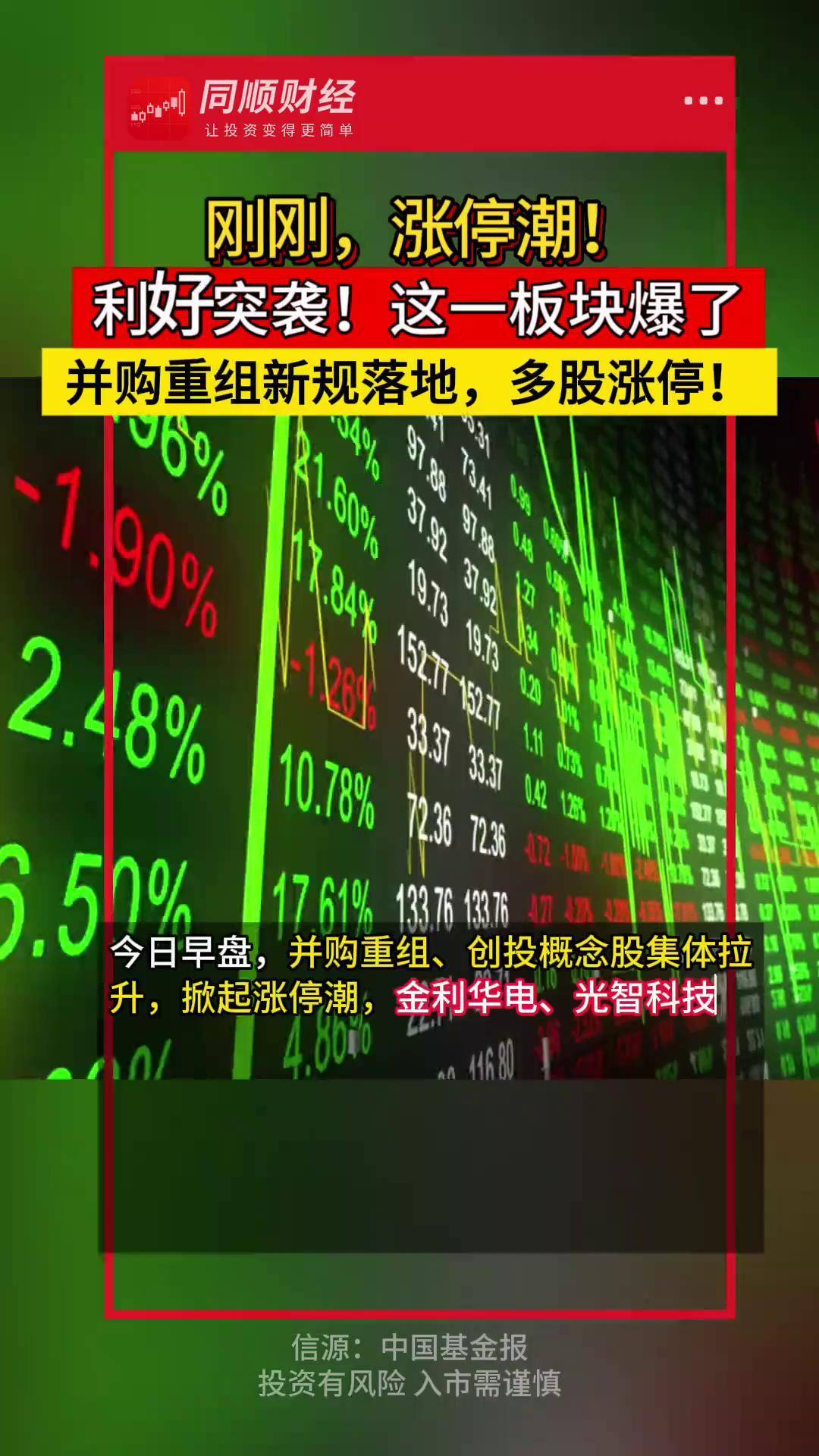 A股并购重组多点开花 产业并购瞄准新兴赛道
