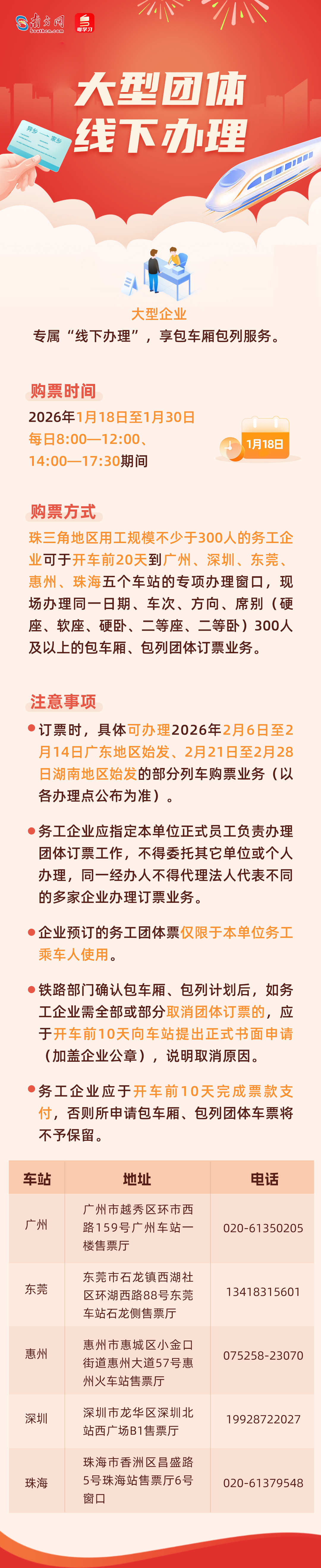 铁路12306手机客户端务工人员春运预约购票服务上线